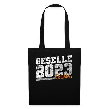 Geselle 2023 Gesellenprüfung - Stoffbeutel - Schwarz - Vorne