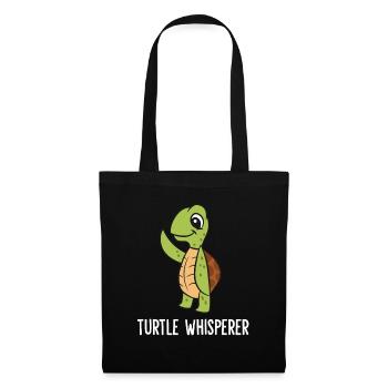 Funny Turtle Lover Turtle Whisperer - Tote Bag - black - Front