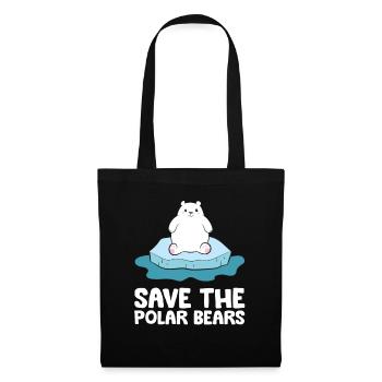 Arctic Polar Bear Save The Polar Bears - Tote Bag - black - Front