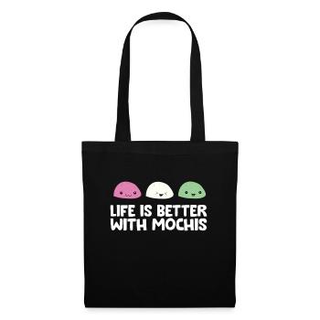Life Is Better With Mochis - Tote Bag - black - Front