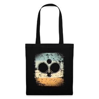 Ping-pong - Sac en tissu - noir - Devant