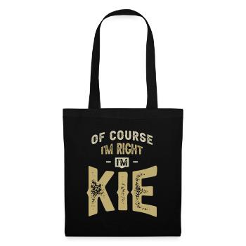I'm Kie Funny Personalized Name - Tote Bag - black - Front
