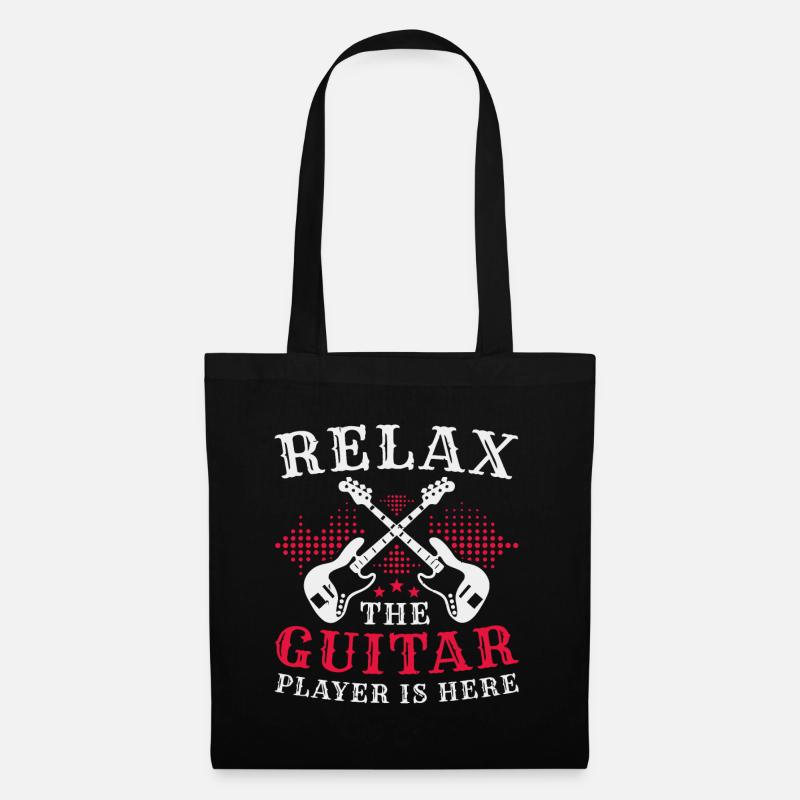 Relax The Guitar Player Is Here - Tote Bag - black