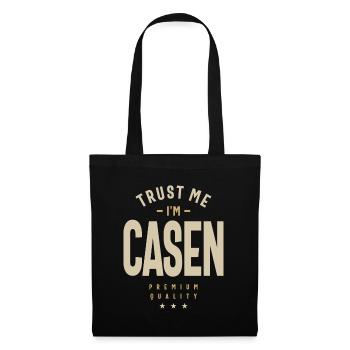 Casen Personalized Name - Tote Bag - black - Front