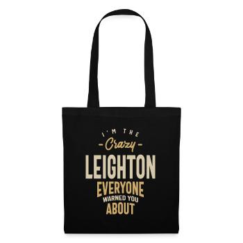 Leighton Personalized Name - Tote Bag - black - Front