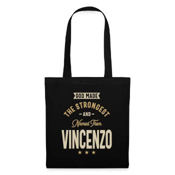Vincenzo Personalized Name - Tote Bag - black - Front