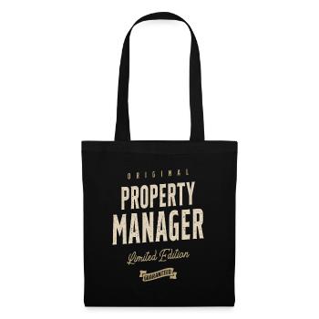 Property Manager Job Occupation Birthday Worker - Tote Bag - black - Front