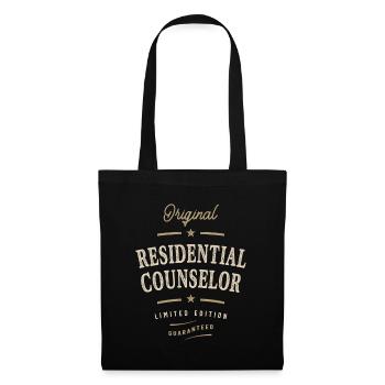 Residential Counselor Job Occupation Birthday Work - Tote Bag - black - Front