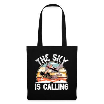 Skydiving Parachuting Parachute - Tote Bag - black - Front