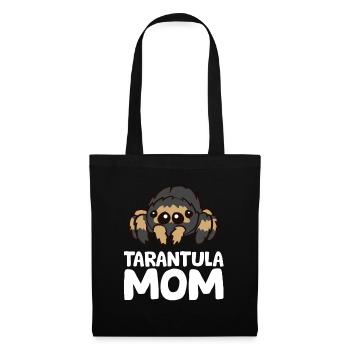 Tarentule Maman Tarentule Araignée Propriétaire Drôle - Sac en tissu - noir - Devant