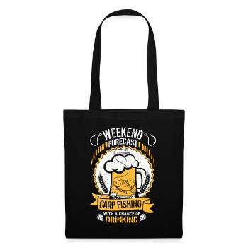 Carp Fishing Design For Men Funny Catfish And Carp - Tote Bag - black - Front