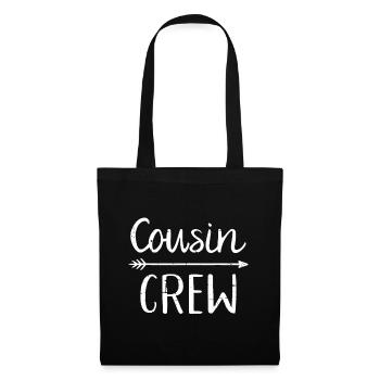 Cousin Crew - Stoffbeutel - Schwarz - Vorne