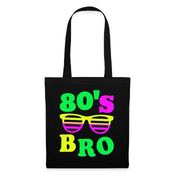 This Is My 80s Bro T-Shirt 80's 90's Party Tee - Tote Bag - black - Front