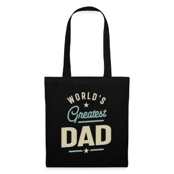 World's Greatest Dad - Father and Grandpa - Tote Bag - black - Front