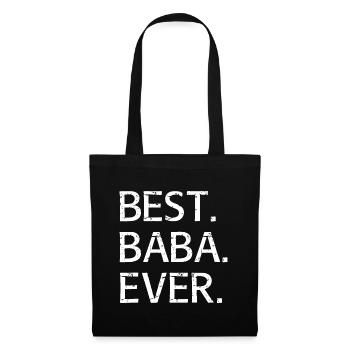Bestes Baba Ever Shirt Arabisch Chinesischer Vater Väter Da - Stoffbeutel - Schwarz - Vorne