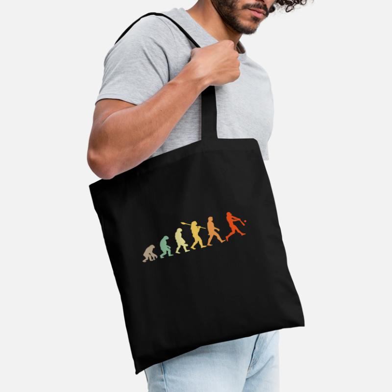 Baseball Evolution Baseball Player Gift Tote Bag