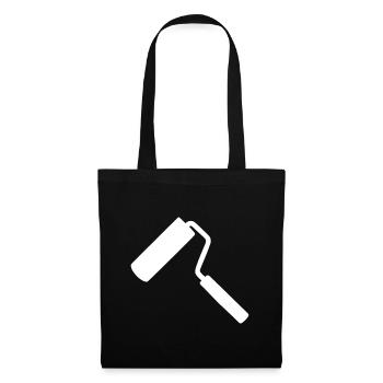 Rouleau de peintre - Sac en tissu - noir - Devant