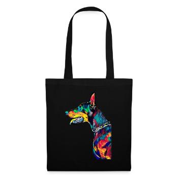 Doberman - Tote Bag - black - Front
