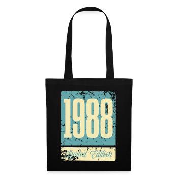 1988 Anniversaire de naissance Année de naissance - Sac en tissu - noir - Devant