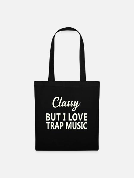 Musik Funny Rap Hip Hop Techno R&Bpuzzlei love pol - Stoffbeutel - Schwarz