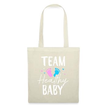 Drôle de révélation de genre Équipe Healthy Baby Party Suppli - Sac en tissu - nature - Devant