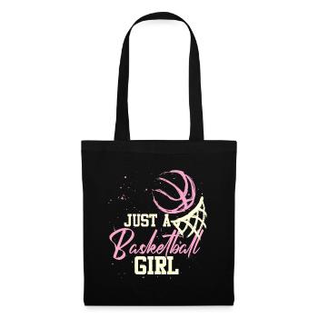 Basketball Player Women Just A Basketball Girl Bas - Tote Bag - black - Front