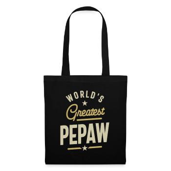 World's Greatest Pepaw - Dad and Grandpa - Tote Bag - black - Front