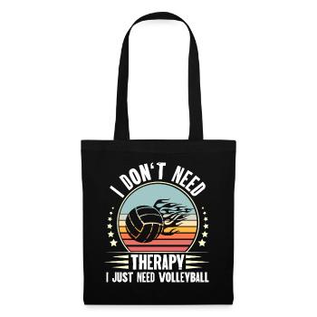 Volley-ball - Sac en tissu - noir - Devant