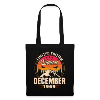 Cadeau D'anniversaire Nées En Décembre 1969 - Sac en tissu - noir - Devant