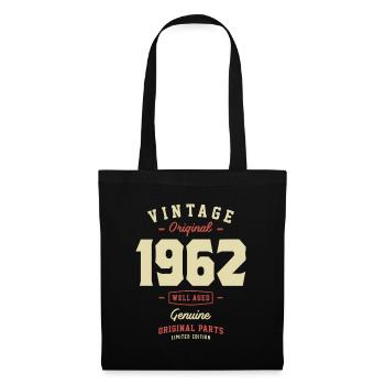 Vintage Original 1962 61st Birthday - Tote Bag - black - Front