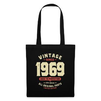 Vintage Since 1969 54th Birthday - Tote Bag - black - Front