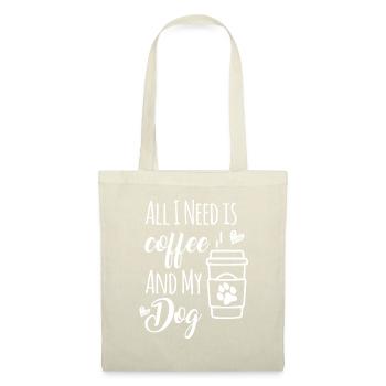 All I Need Is Coffee And My Dogs Dog loverfunny co - Tote Bag - nature - Front