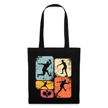 Ping-pong - Sac en tissu - noir - Devant