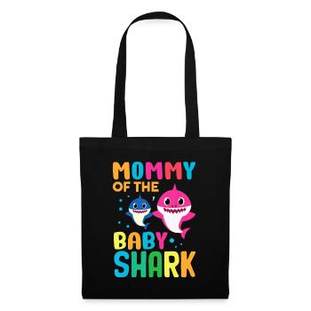 Shark Birthday Quote Funny B-day Mom - Tote Bag - black - Front