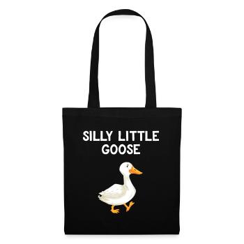 Funny Goose Humor For Kids Goose Lovers Silly Litt - Tote Bag - black - Front
