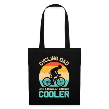 Cycling Dad Like A Regular Dad But Cooler Funny Cy - Tote Bag - black - Front