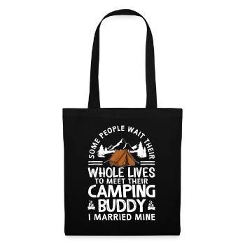 Cool Camping Buddies Gift For Men Women Funny Husb - Tote Bag - black - Front