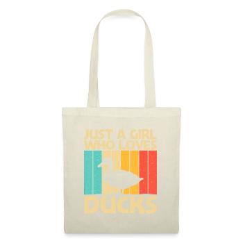 Conception drôle de canard pour les filles Kids Duck Farmer Hunti - Sac en tissu - nature - Devant