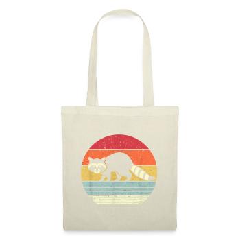 Raccoon Shirt. Retro Style - Tote Bag - nature - Front