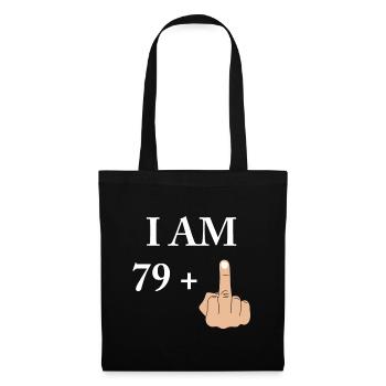 J'ai 79 ans plus 1 drôle de 80e anniversaire 1940 1941 - Sac en tissu - noir - Devant