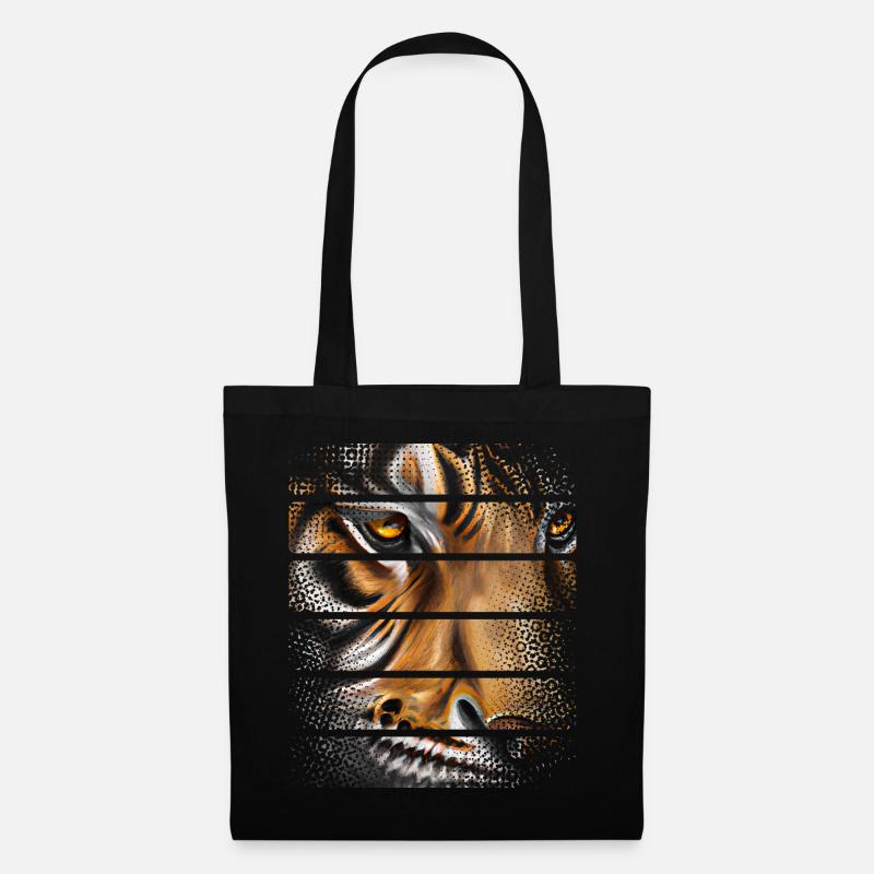 Tiger - Stoffbeutel - Schwarz