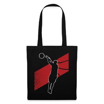 Basketball Basketballer - Stoffbeutel - Schwarz - Vorne