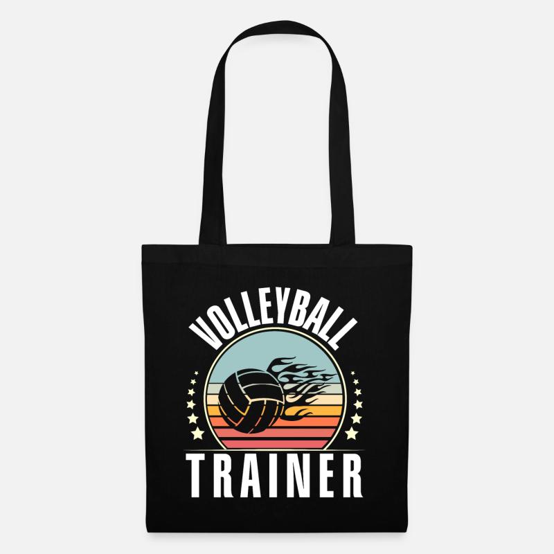 Volleyball Trainer - Stoffbeutel - Schwarz