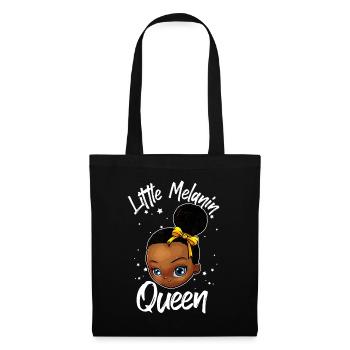 Funny Little Girl Melanin Gift | Black History Mag - Tote Bag - black - Front