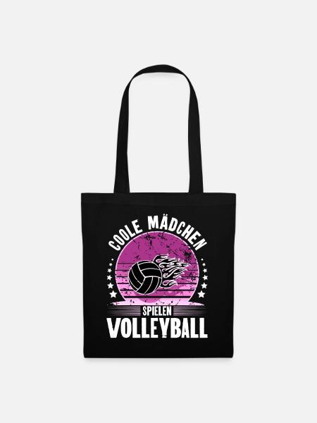 Volleyball - Stoffbeutel - Schwarz
