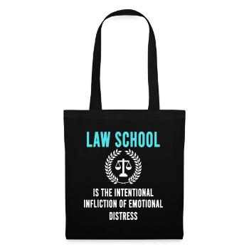 Law School Student Aspiring Future Attorney Lawyer - Tote Bag - black - Front
