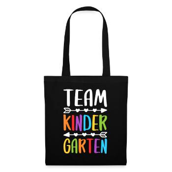 Team Kindergarten T-Shirt Teacher Back To Schoolba - Tote Bag - black - Front