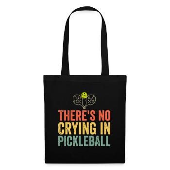 Il n’y a pas de pleurs dans Pickleballpeace love pickleba - Sac en tissu - noir - Devant