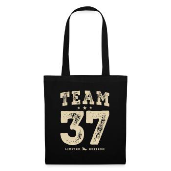 Funny 37th Birthday Age 37 Years Old - Tote Bag - black - Front