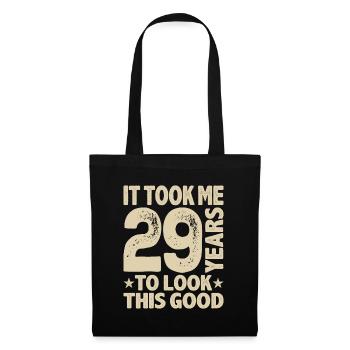 Funny 29th Birthday Age 29 Years Old - Tote Bag - black - Front